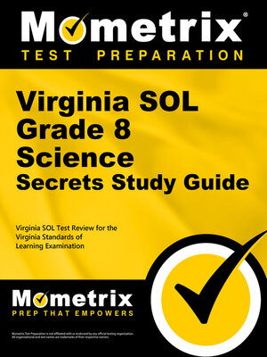 cover image of Virginia SOL Grade 8 Science Secrets Study Guide